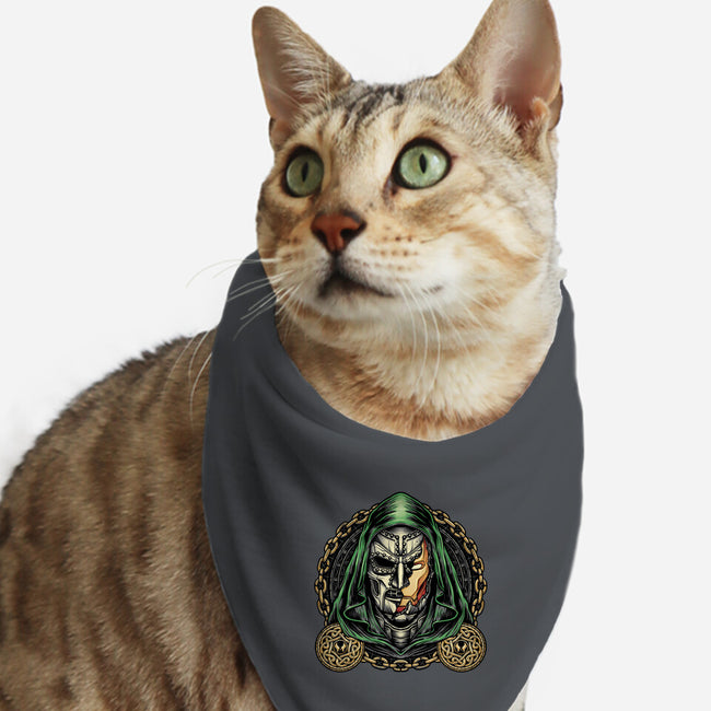 Prepare For Doom-Cat-Bandana-Pet Collar-glitchygorilla