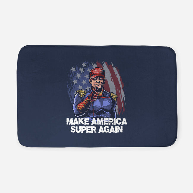 Make America Super Again-None-Memory Foam-Bath Mat-zascanauta