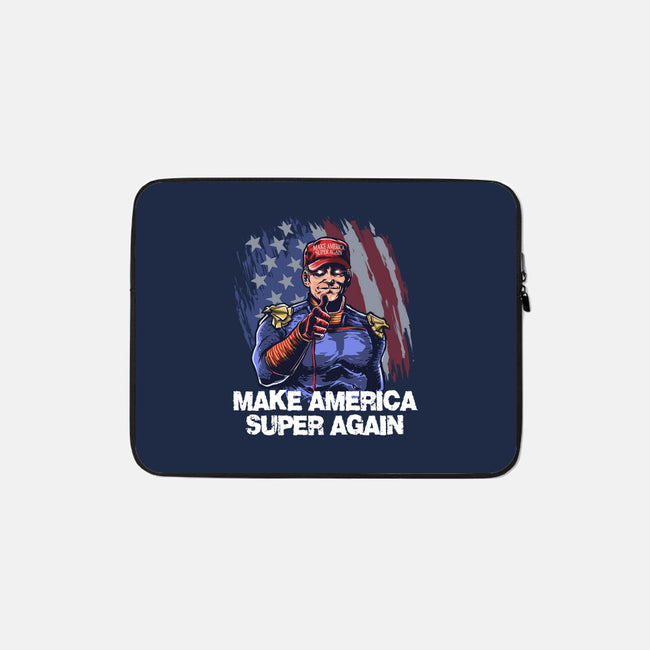 Make America Super Again-None-Zippered-Laptop Sleeve-zascanauta