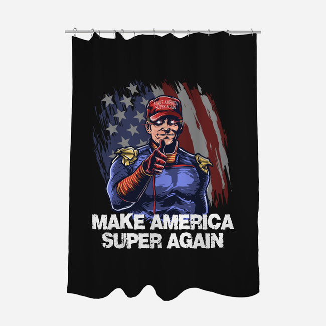 Make America Super Again-None-Polyester-Shower Curtain-zascanauta