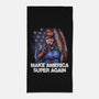 Make America Super Again-None-Beach-Towel-zascanauta