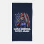 Make America Super Again-None-Beach-Towel-zascanauta