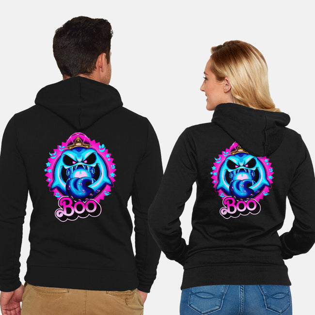 Boo Doll-Unisex-Zip-Up-Sweatshirt-rmatix