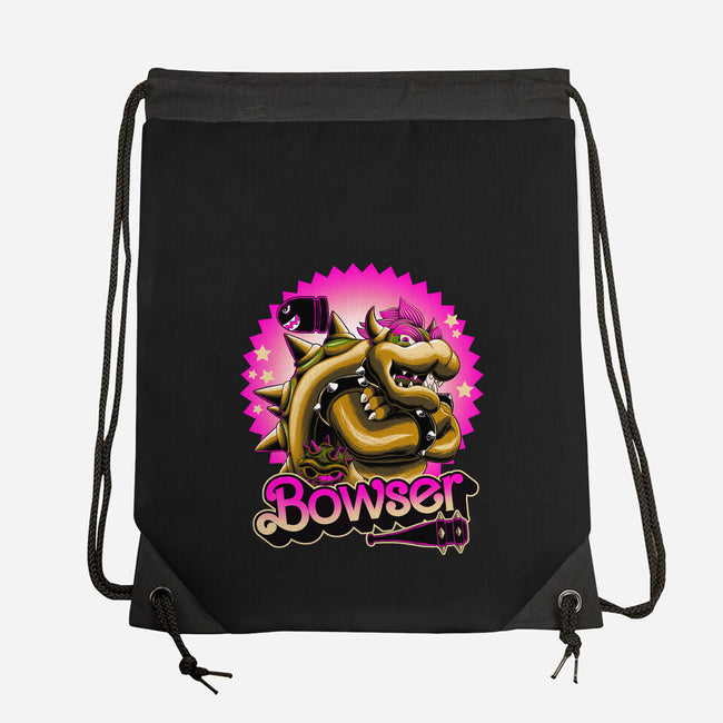 Bowser Doll-None-Drawstring-Bag-rmatix