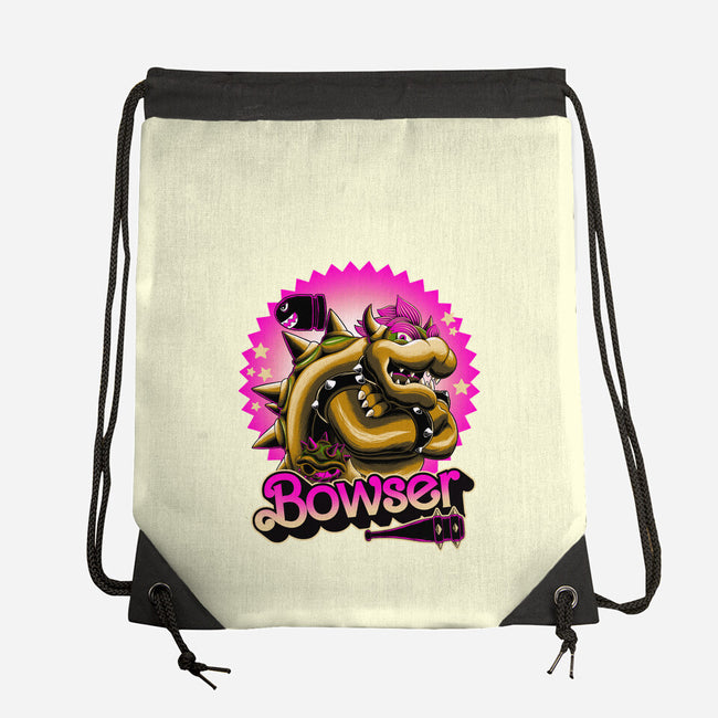 Bowser Doll-None-Drawstring-Bag-rmatix