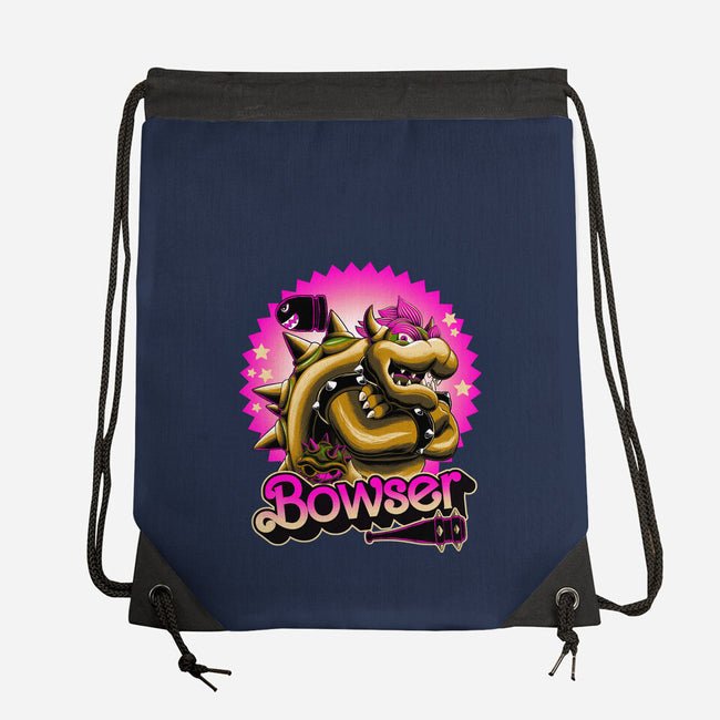 Bowser Doll-None-Drawstring-Bag-rmatix