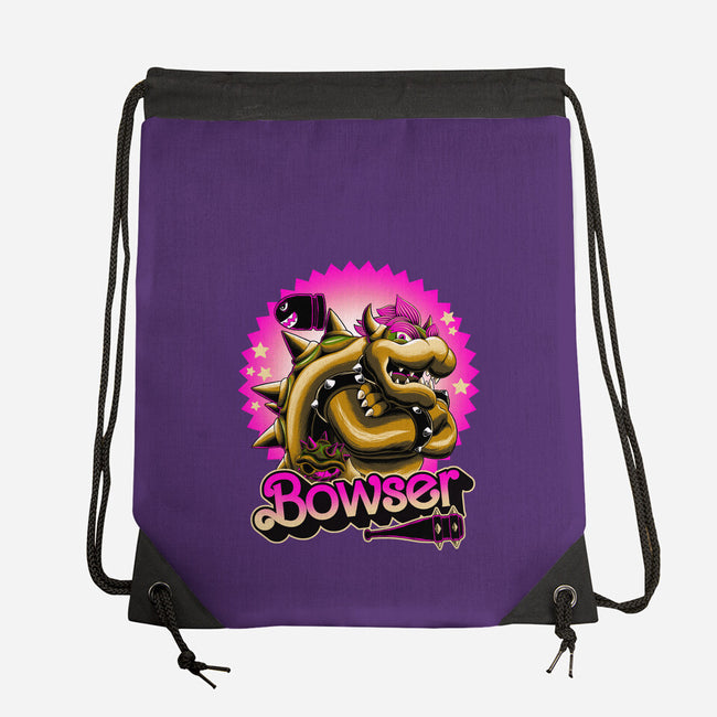 Bowser Doll-None-Drawstring-Bag-rmatix