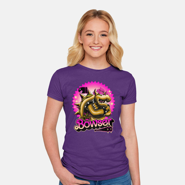 Bowser Doll-Womens-Fitted-Tee-rmatix