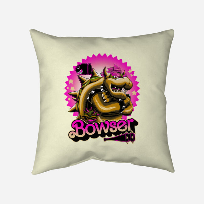 Bowser Doll-None-Non-Removable Cover w Insert-Throw Pillow-rmatix