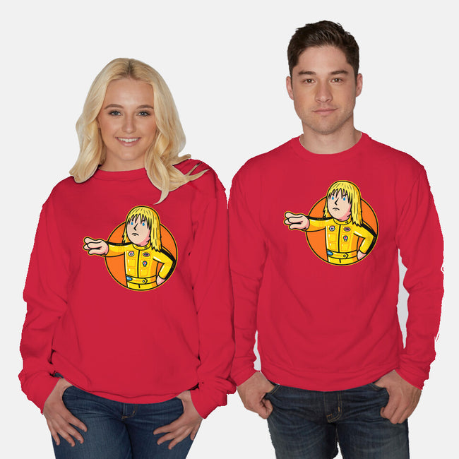 Killer Girl-Unisex-Crew Neck-Sweatshirt-Raffiti