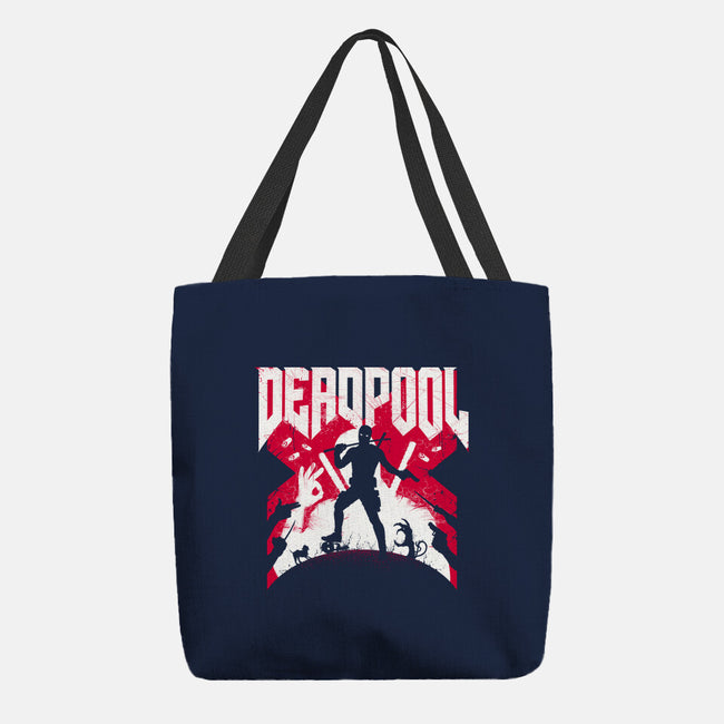 Deadpool Doom-None-Basic Tote-Bag-rocketman_art