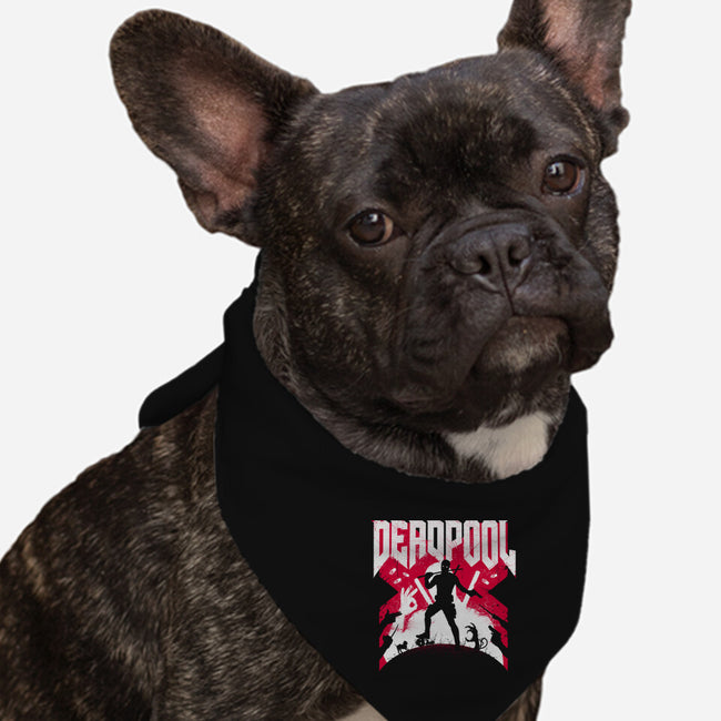 Deadpool Doom-Dog-Bandana-Pet Collar-rocketman_art