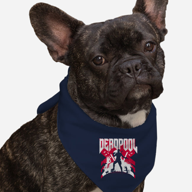 Deadpool Doom-Dog-Bandana-Pet Collar-rocketman_art