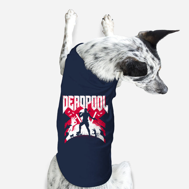 Deadpool Doom-Dog-Basic-Pet Tank-rocketman_art