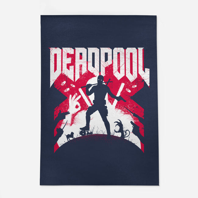 Deadpool Doom-None-Outdoor-Rug-rocketman_art