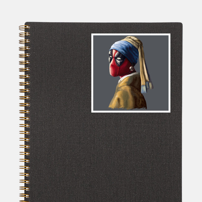 Hero With A Pearl Earring-None-Glossy-Sticker-daobiwan