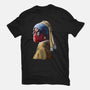 Hero With A Pearl Earring-Womens-Fitted-Tee-daobiwan