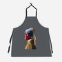 Hero With A Pearl Earring-Unisex-Kitchen-Apron-daobiwan