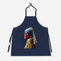 Hero With A Pearl Earring-Unisex-Kitchen-Apron-daobiwan