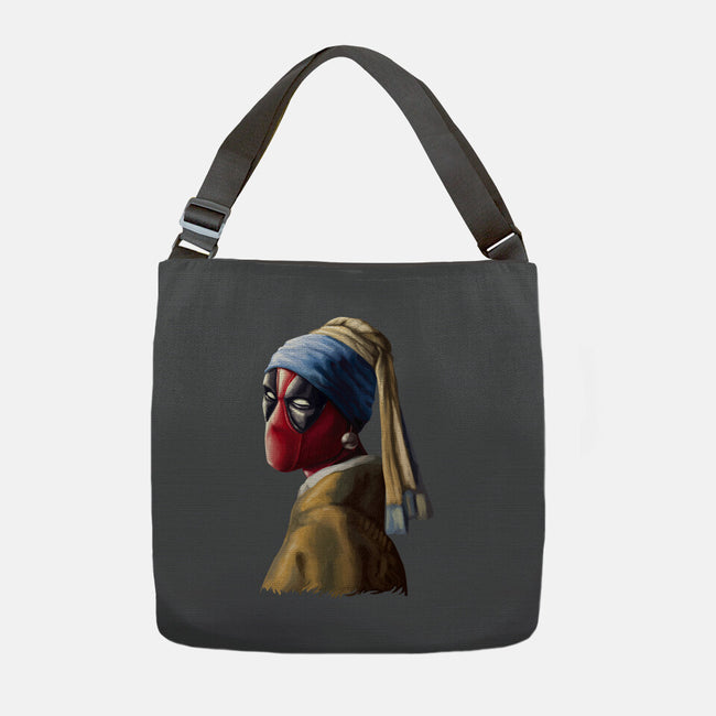 Hero With A Pearl Earring-None-Adjustable Tote-Bag-daobiwan