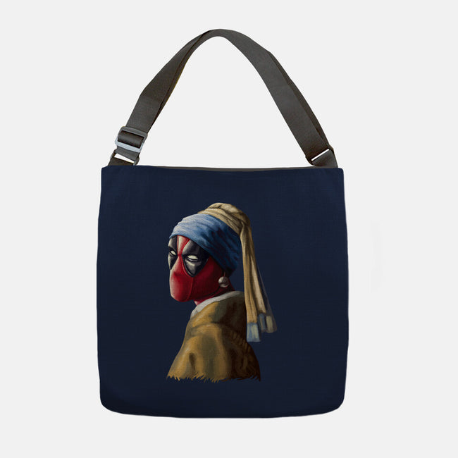 Hero With A Pearl Earring-None-Adjustable Tote-Bag-daobiwan