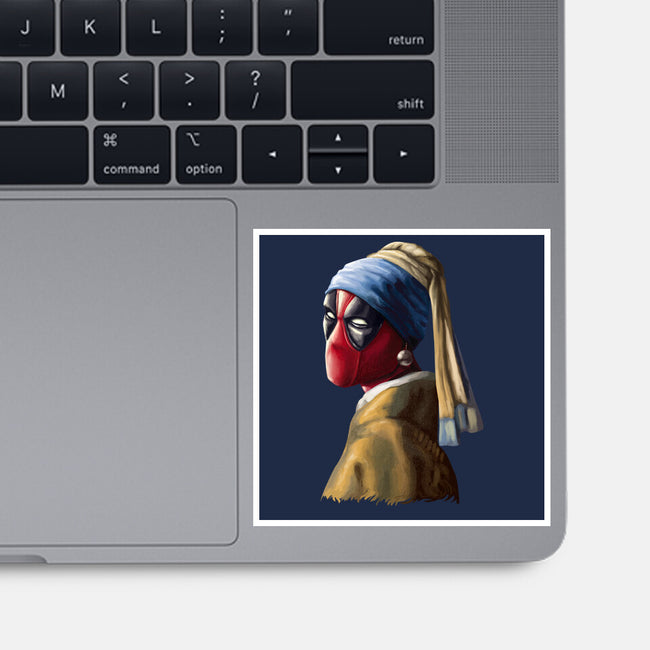 Hero With A Pearl Earring-None-Glossy-Sticker-daobiwan