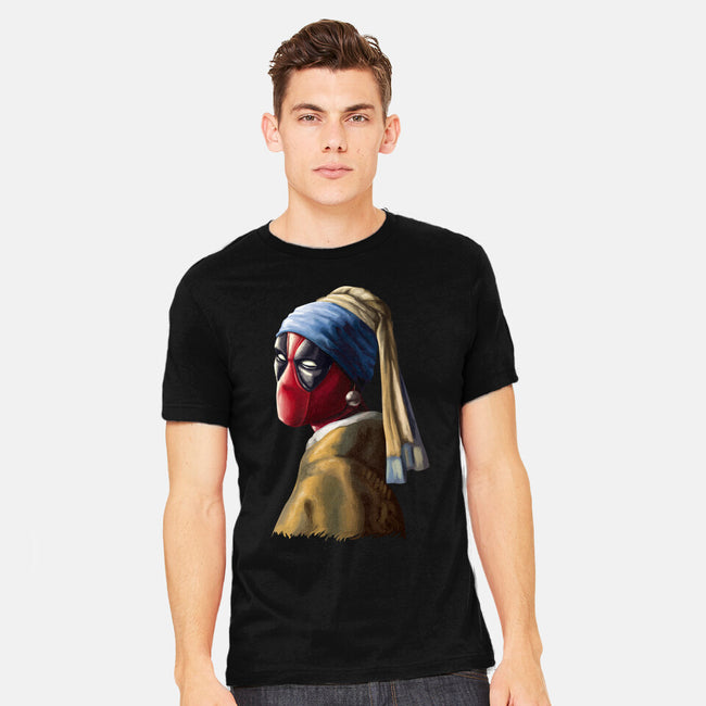 Hero With A Pearl Earring-Mens-Heavyweight-Tee-daobiwan