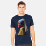 Hero With A Pearl Earring-Mens-Heavyweight-Tee-daobiwan