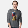 Hero With A Pearl Earring-Mens-Long Sleeved-Tee-daobiwan