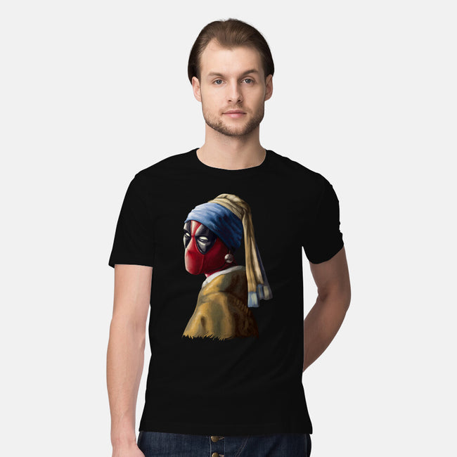 Hero With A Pearl Earring-Mens-Premium-Tee-daobiwan