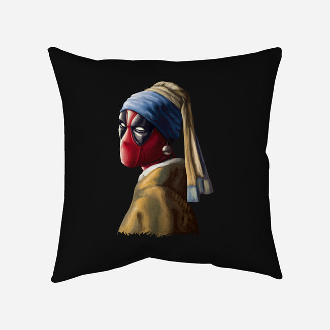 Hero With A Pearl Earring-None-Non-Removable Cover w Insert-Throw Pillow-daobiwan