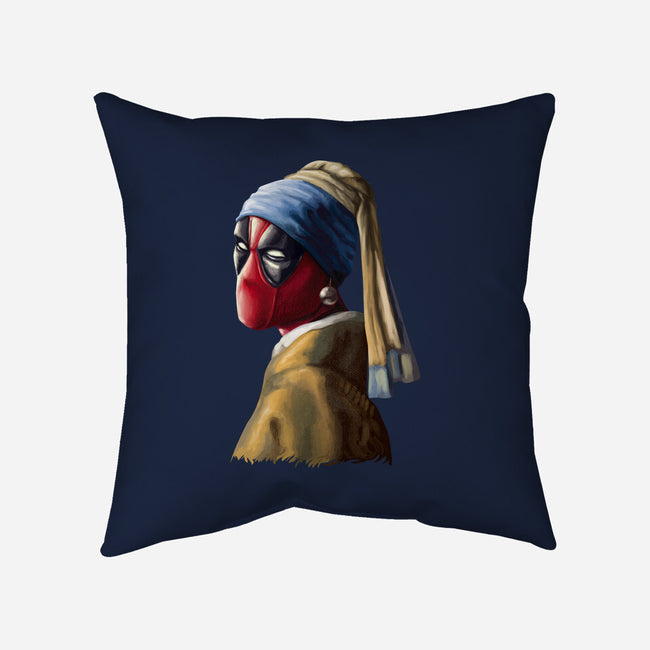 Hero With A Pearl Earring-None-Non-Removable Cover w Insert-Throw Pillow-daobiwan