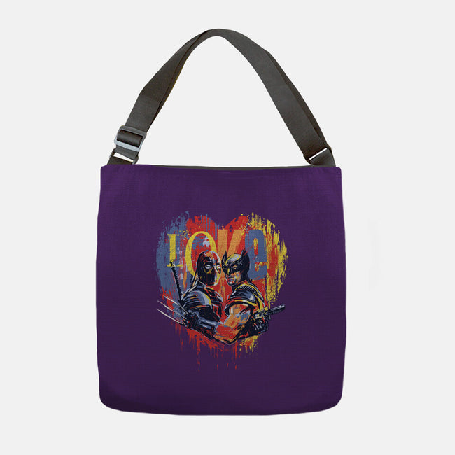 Mutant BFFs-None-Adjustable Tote-Bag-zascanauta