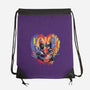 Mutant BFFs-None-Drawstring-Bag-zascanauta