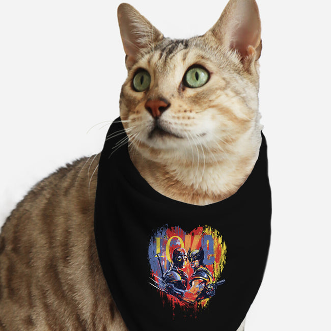 Mutant BFFs-Cat-Bandana-Pet Collar-zascanauta