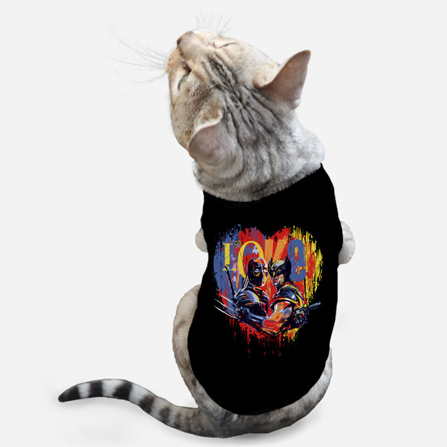 Mutant BFFs-Cat-Basic-Pet Tank-zascanauta