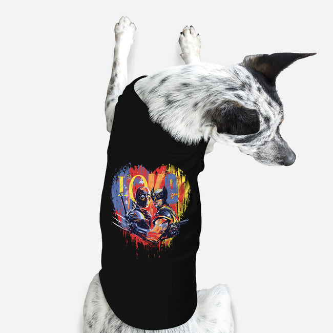 Mutant BFFs-Dog-Basic-Pet Tank-zascanauta