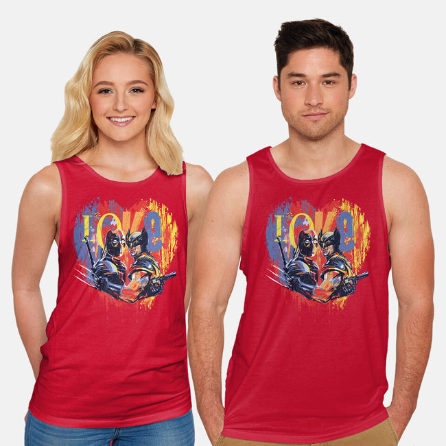 Mutant BFFs-Unisex-Basic-Tank-zascanauta