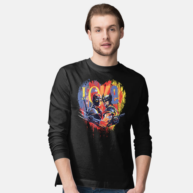 Mutant BFFs-Mens-Long Sleeved-Tee-zascanauta