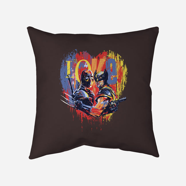 Mutant BFFs-None-Non-Removable Cover w Insert-Throw Pillow-zascanauta