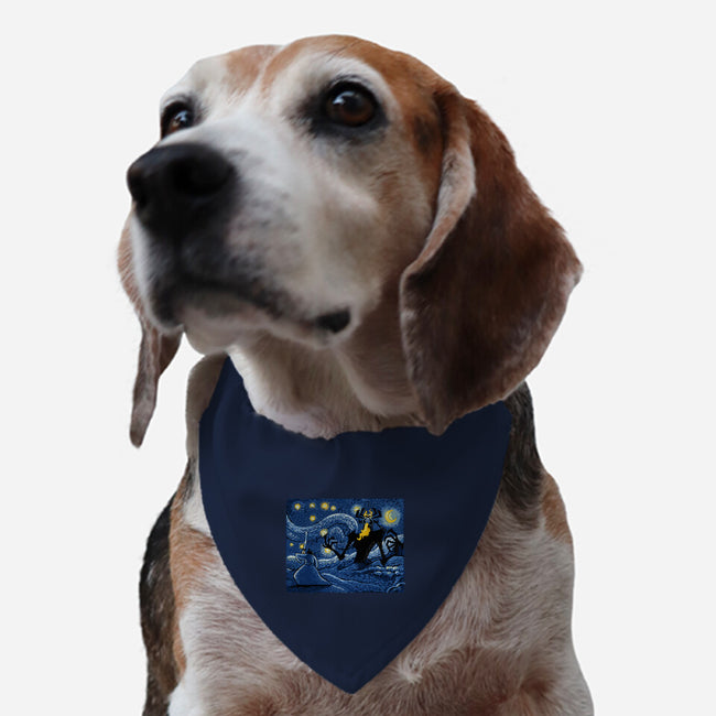 Starry Duel-Dog-Adjustable-Pet Collar-daobiwan