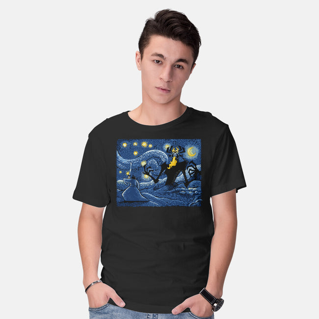 Starry Duel-Mens-Basic-Tee-daobiwan