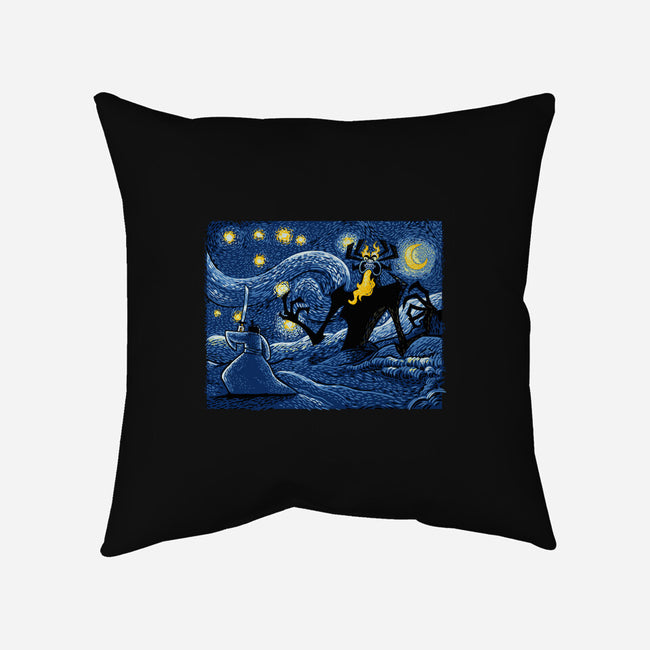 Starry Duel-None-Non-Removable Cover w Insert-Throw Pillow-daobiwan