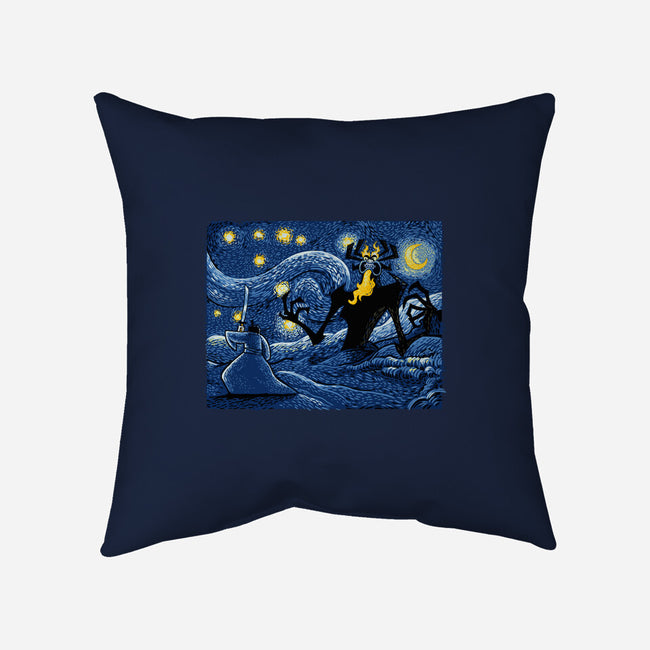 Starry Duel-None-Non-Removable Cover w Insert-Throw Pillow-daobiwan