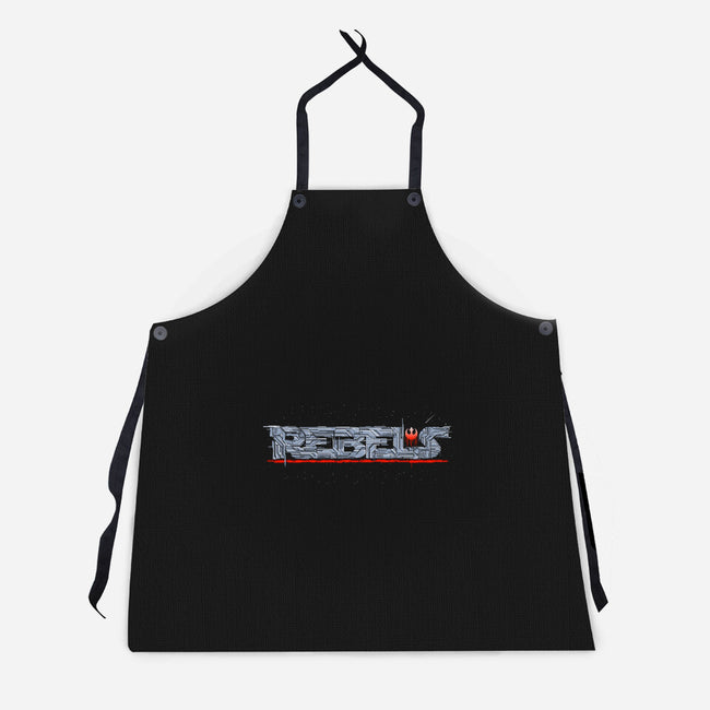 Rebels Unite-Unisex-Kitchen-Apron-silentOp