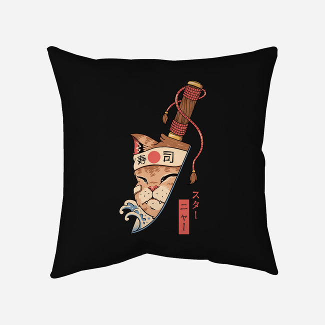 Catana Blade Meowster-None-Removable Cover-Throw Pillow-vp021