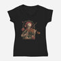 Death Song-Womens-V-Neck-Tee-eduely