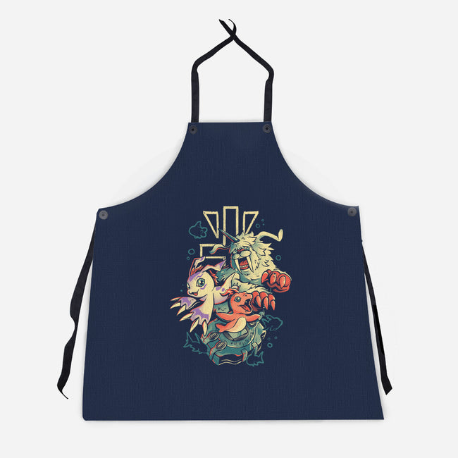 Digital Seal Evolution-Unisex-Kitchen-Apron-Arigatees