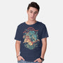 Digital Wolf Evolution-Mens-Basic-Tee-Arigatees