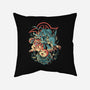 Digital Wolf Evolution-None-Removable Cover-Throw Pillow-Arigatees